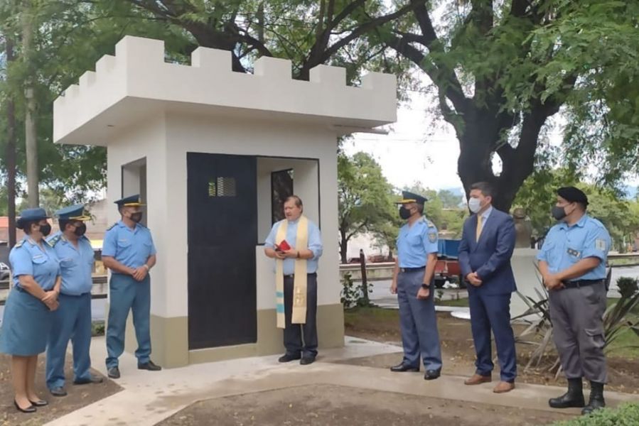 Se inauguró un nuevo puesto de seguridad en el penal de Villa Las Rosas