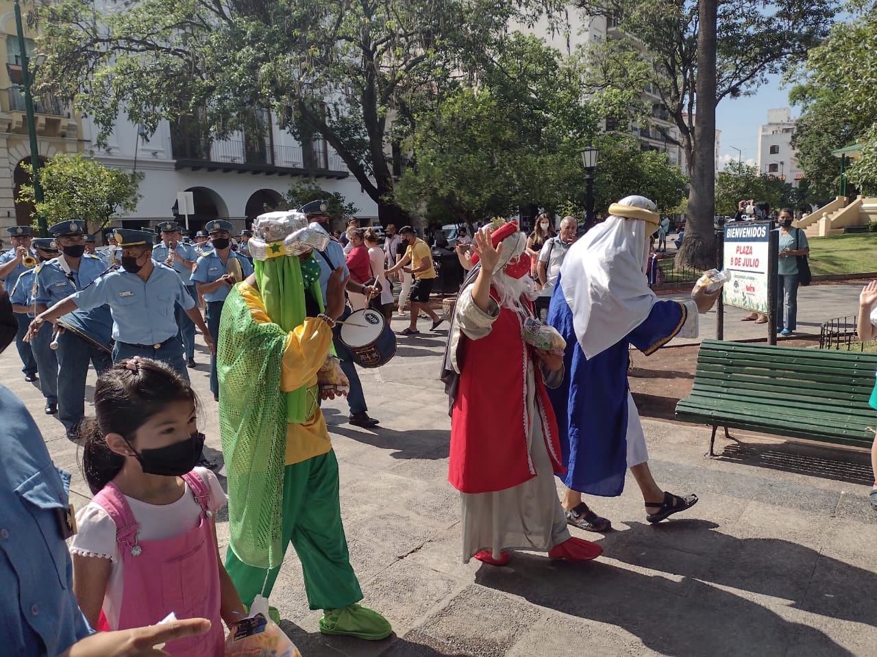 La Banda de Música del Servicio Penitenciario brindó un concierto en Plaza 9 de Julio