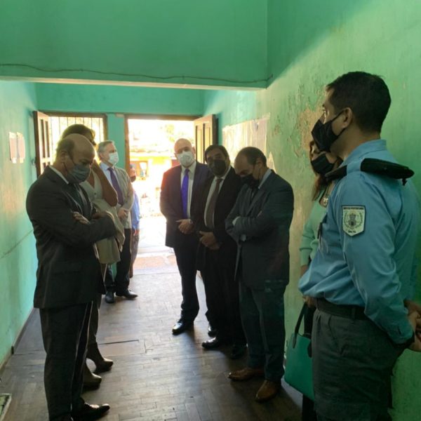 Jueces de la Corte provincial recorrieron los centros de detención en Metán