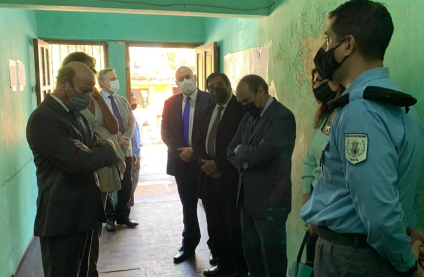 Jueces de la Corte provincial recorrieron los centros de detención en Metán