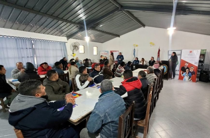 Talleres para internos de la Granja Penal de Rosario de Lerma