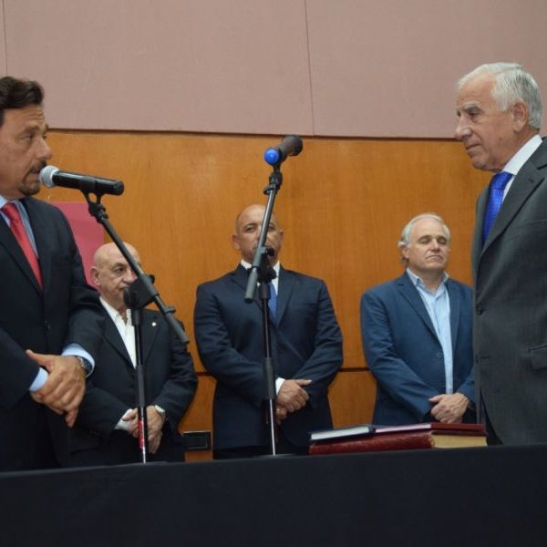 El gobernador Sáenz tomó juramento al nuevo ministro de Seguridad y Justicia, Marcelo Domínguez